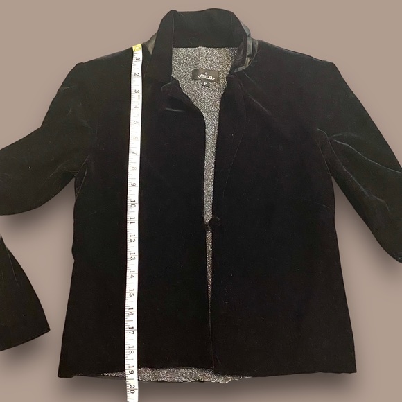 Vintage Mica Velvet Single Button Jacket SZ S/P - Picture 7 of 7